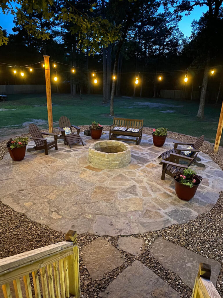 A project for Pina Gonzalo Landscaping in Dardanelle, AR